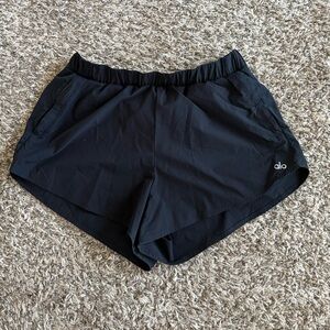 ALO Yoga Women's Athletic Black Shorts